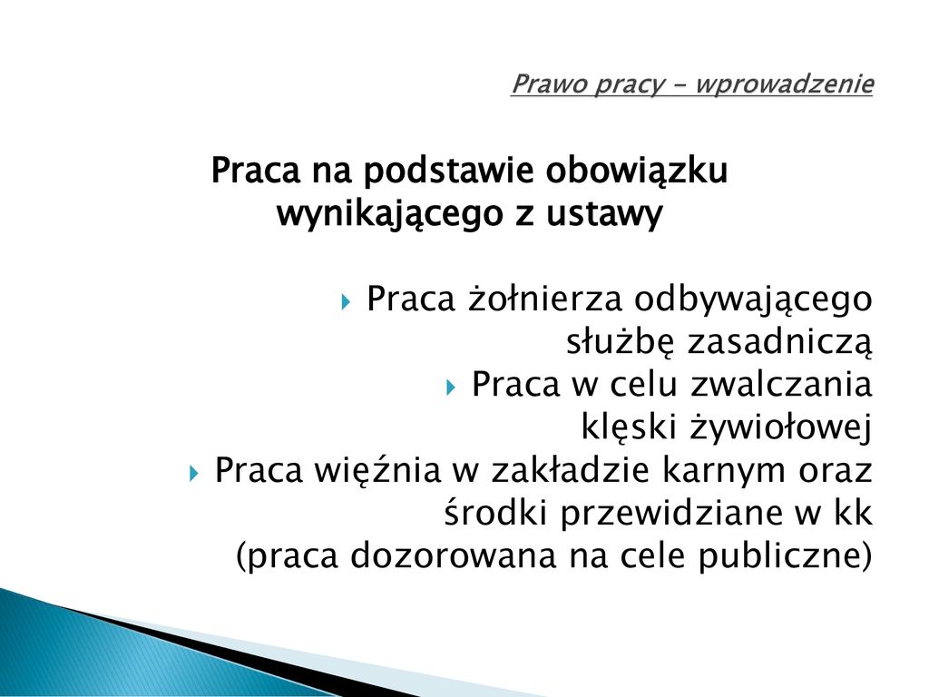 Podstawy Prawa Pracy Ssa Ii Prawo Pracy Wprowadzenie Ppt Pobierz